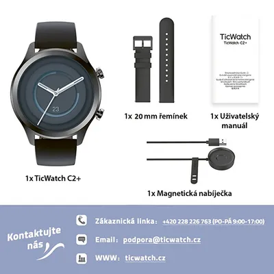 Orë e mençur Ticwatch C2 + Platinum TWC2PPT - 6