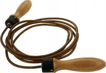 Litar kërcimi Maxwel Leather Skipping Rope 2010811, 260cm, lëkurë, kafe