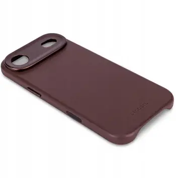Mbrojtëse telefoni Decoded Air MagSafe për iPhone 17, lëkurë, kafe