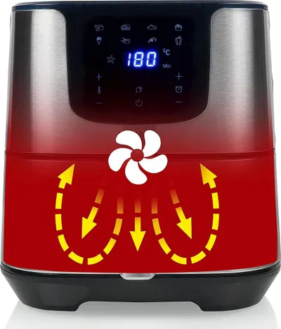 Fritezë Princess Deluxe XXL 182060, 1700 W, e hirtë - 4