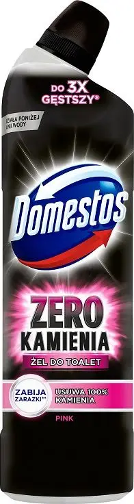 Lëng pastrimi tualeti Domestos Zero Limescale Gel, 750ml, rozë