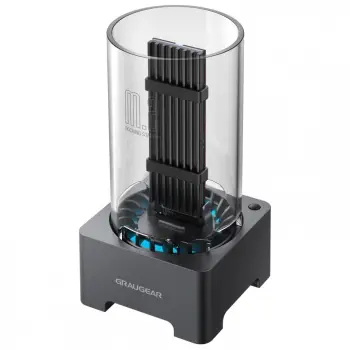 Docking station GrauGear për SSD M.2 NVMe/NGFF, USB 3.2 Gen 2, e zezë