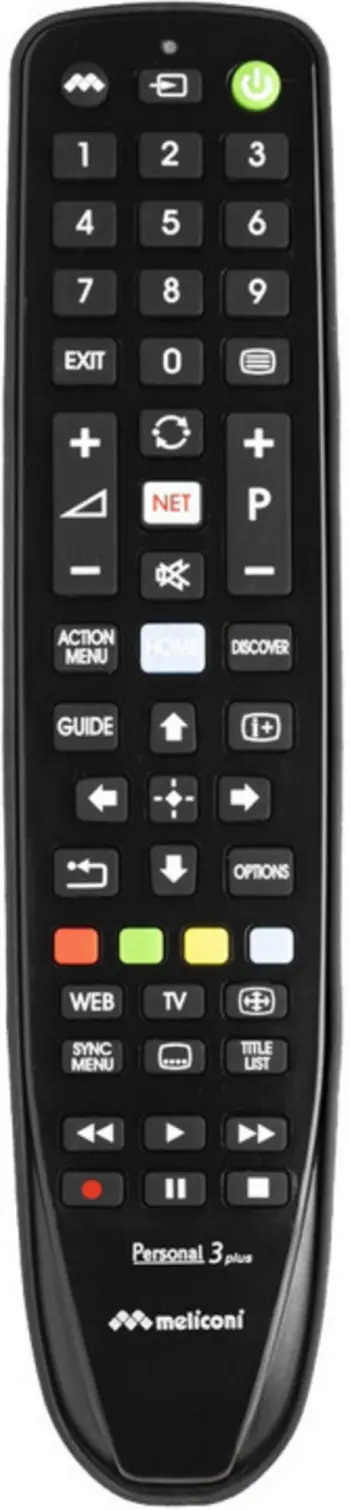Telekomandë universale Meliconi GUMBODY PERSONAL 3 për TV Sony
