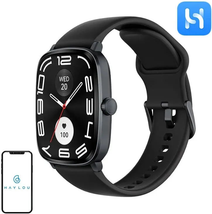 Smartwatch Haylou RS5, 2.01" AMOLED, IP68, i zi - 1