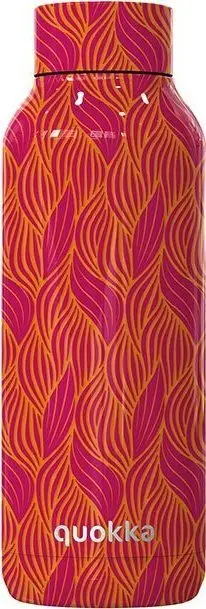 Shishe termike Quokka Stainless Steel, 510ml, çelik inox, Orange Bloom