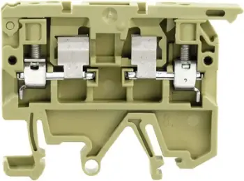 Bllok terminali për siguresa WEIDMULLER (0474560000), 2 x 4 mm², 5 x 20 mm, bezhë