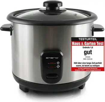 Tenxhere orizi Emerio ECO RCE-110118.5, 1.5L, funksion keep warm, veshje jo ngjitëse