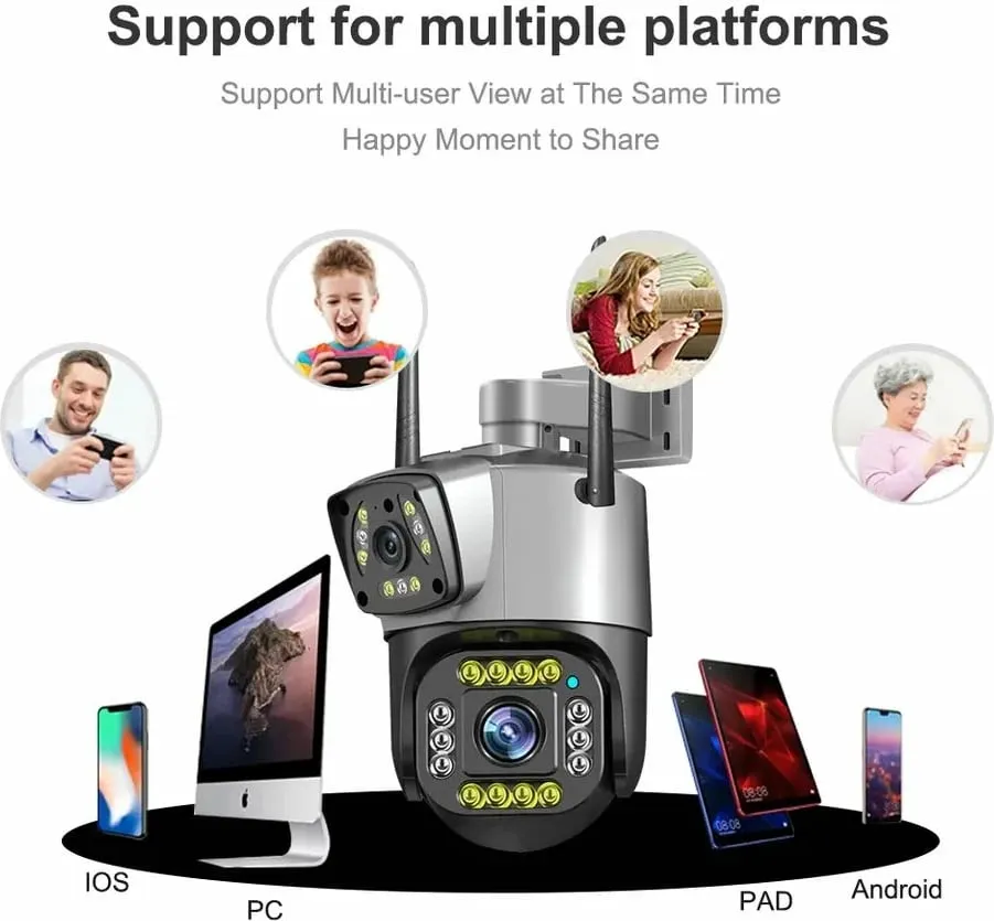Kamere WiFi 8.0MP HD V380 Pro - 3