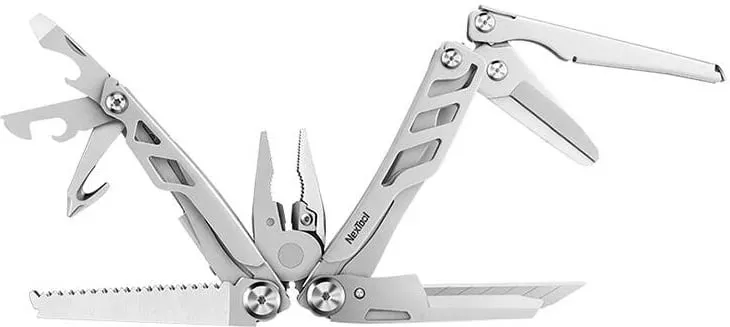 Multitool Nextool Flagship Pro NE20232 me teh të zëvendësueshëm, çelik, set me 2 tehe rezervë - 2