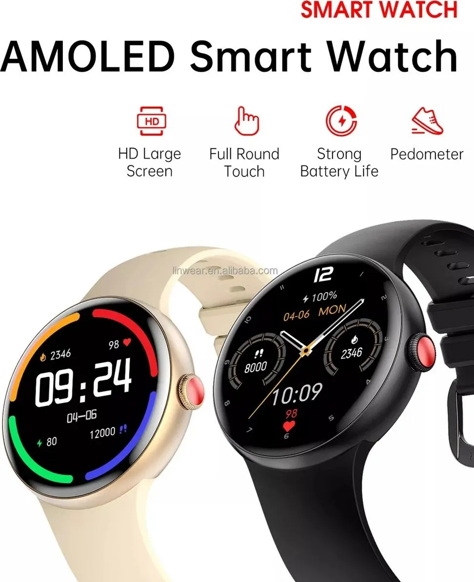 Orë e mençur Linwear LA13 AMOLED, rozë - 8