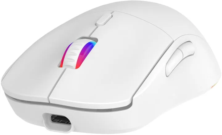 Maus CZC.Gaming Illusionist, i bardhë - 7