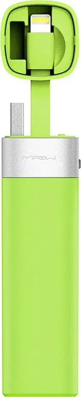 Powerbank MiPow Power Tube 3000L, 3000mAh, me Bluetooth, i gjelbër