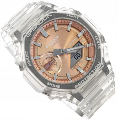 Orë digjitale Casio G SHOCK GA-2100BM, për meshkuj, portokalli - 2