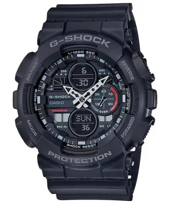 Orë dore G-SHOCK GA-140-1A1, e zezë