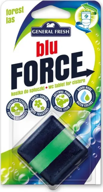 Kub tualeti për depozitë uji General Fresh Blu Force, 50g, blu