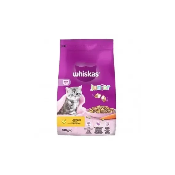 Whiskas Junior Dry Pule 14*300gr - 1