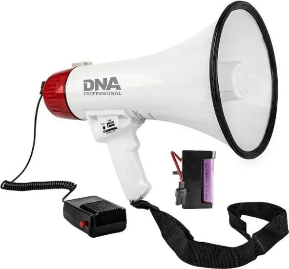 Megafon DNA PROFESSIONAL MEGA1, 30 W, Bluetooth, i kuq - 1