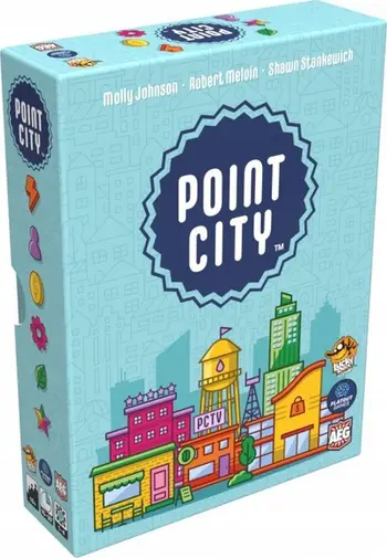 Lojë tavoline Lucky Duck Games Point City, 1 4 lojtarë, 10+, edicioni polak