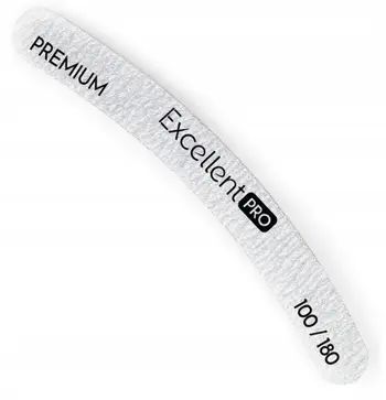 Lima për thonj Excellent PRO Premium Zebra Banana File NF30 100/180 për femra, 1 copë
