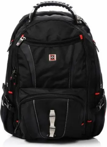 Çantë shpine Swissbags, unisex, e zezë