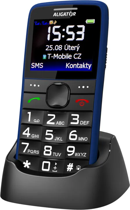 Celular Aligator A675, 2.2", i zi / kaltër - 2