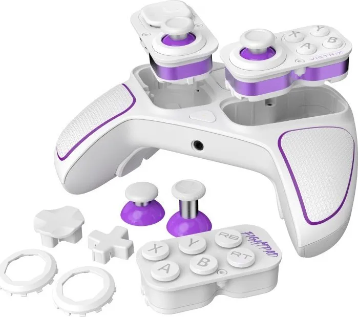 Kontroller Victrix XS Pad, wireless / me kabllo, i bardhë - 4