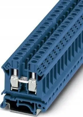 Klemë raili Phoenix Contact ZZ TB 10 I BU Essential 3057694, 2 përçues, 10mm² 57A, blu