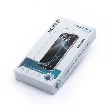Qelq mbrojtës Veason 6D Pro, set 10 copë, për iPhone 17, i zi