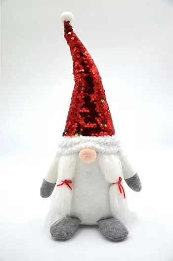Stoli natal Upominkarnia Gnome, 35cm, me sekuina, shumëngjyrësh