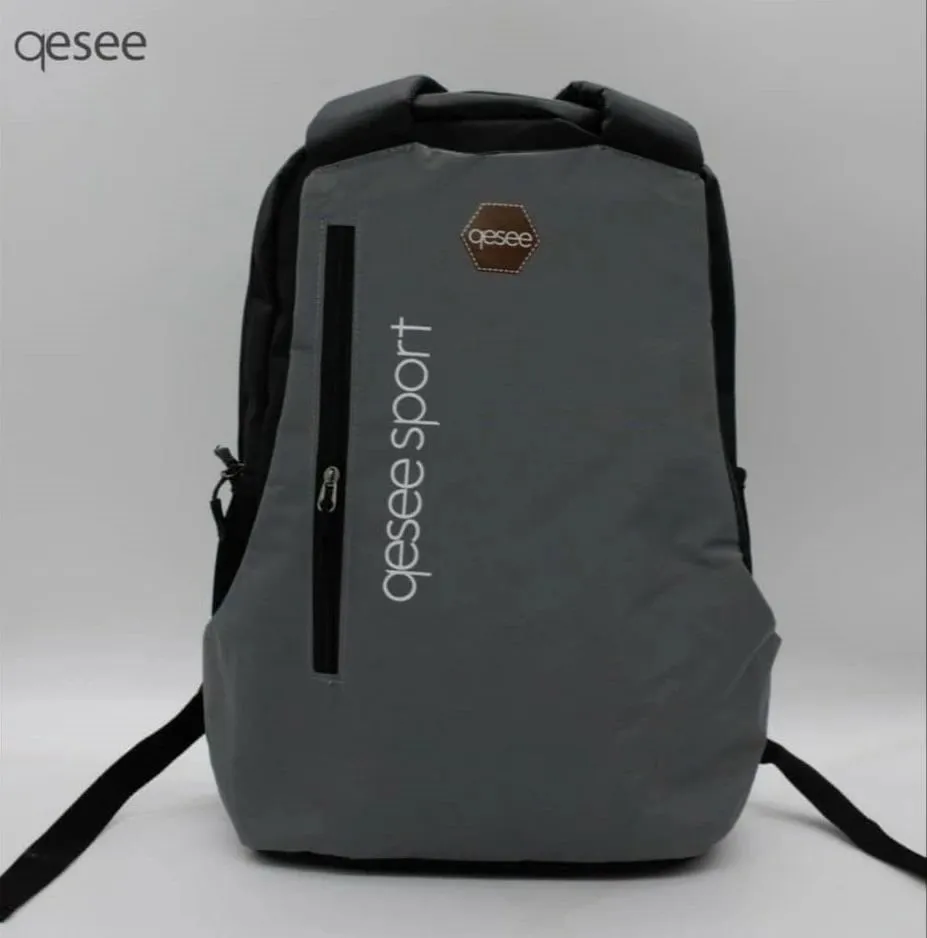 Çantë shpine Qesee Sport, e hirtë/ zezë - 1