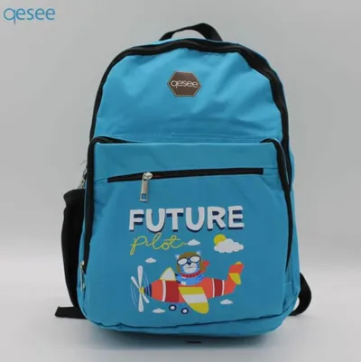 Çantë shpine për fëmijë Qesee Future, e kaltër e hapur - 1