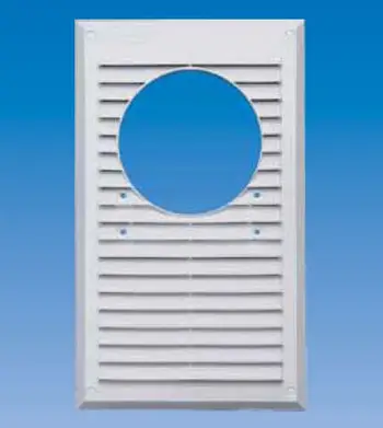 Grilë ventilimi Maxpol, 175x295 mm, fi100 mm, e bardhë