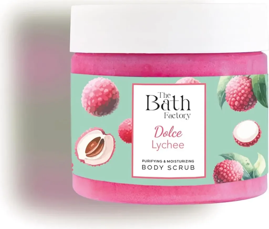 Skrab për trup The Bath Factory Dolce Lychee, 300g - 1