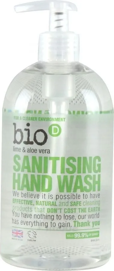 Sapun i lëngshëmBio-D Antibacterial Lime/Aloe, 500ml - 1