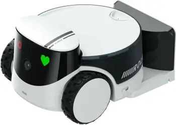 Robot shoqërues Enabot ROLA PetPal, për qen e mace, bardh e zi