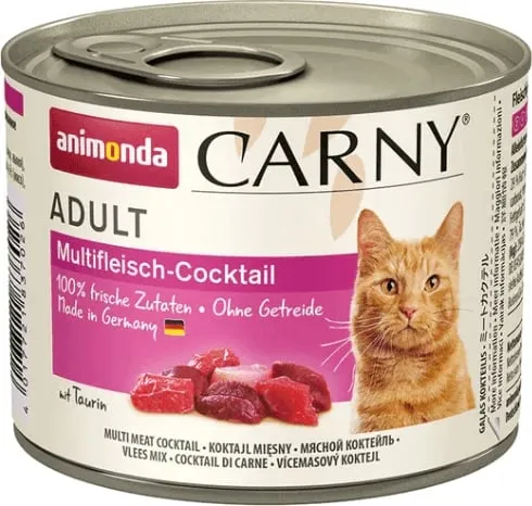 Ushqim i lëngëshëm për mace Carny miks mishi, 200 gr - 3