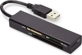 Lexues kartash Ednet, 4 porte, USB 2.0, i zi