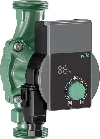 Pompe qarkulluese Wilo Yonos Pico 1.0 25/1-4, motor EC, ekran LED, jeshile