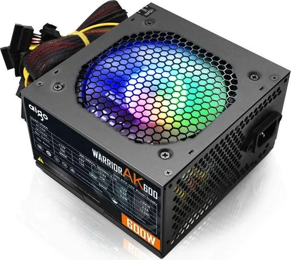 Burim energjie Darkflash RGB (AK600), 600W, i zi - 1