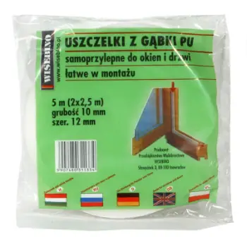 Rondelë sfungjeri STOMIL 10 x 10 mm, 5 m, 1 copë