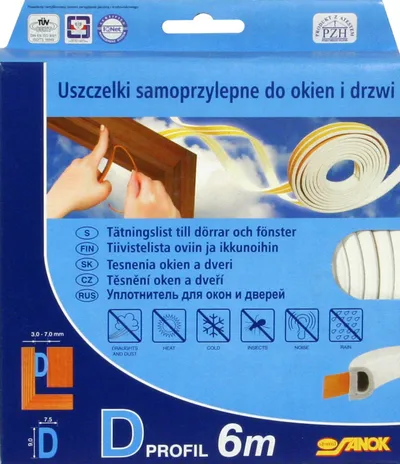 Litar gome Stomil Sanok, 6 m, i bardhë - 1