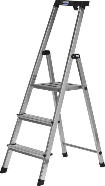 Shkallë pune Krause Safety Folding, të argjenda