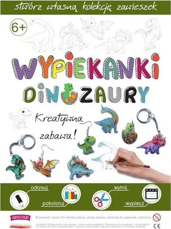 Set krijues Fun Factory Baking Dinosaurs, për gatim dhe dekorim, për fëmijë