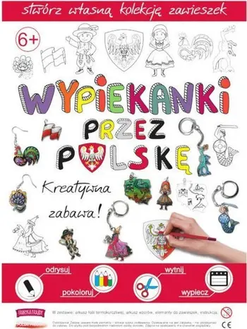 Set kreativ për zbukurime Fabryka Frajdy Baked Decorations Across Poland, për fëmijë dhe të rritur, shumëngjyrësh