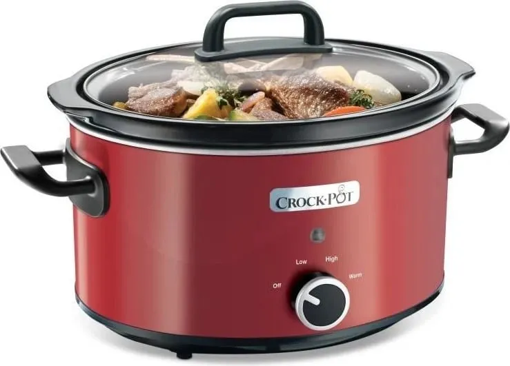 Slow cooker Crock-Pot SCV400RD, 3.5 L, E zezë, E kuqe - 1