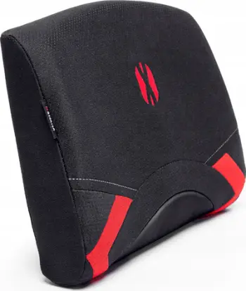 Jastëk lumbal Diablo Chairs për Diablo X Starter, shkumë memory, zi e kuqe