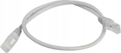 Kabllo rrjeti Lexton Patchcord UTP Cat5e, RJ45 8p8c, 0.5m, gri - 1
