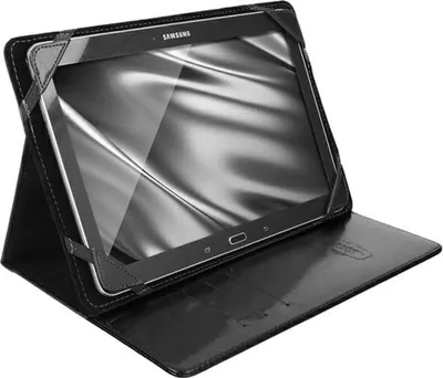 Husë tablet Blun Case, universale 11", me mbajtëse, e zezë - 2