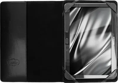 Husë tablet Blun Case, universale 11", me mbajtëse, e zezë - 3