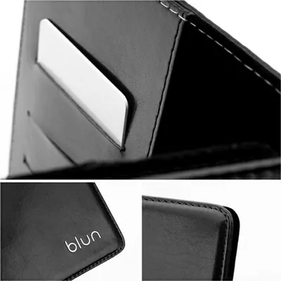 Husë tablet Blun Case, universale 11", me mbajtëse, e zezë - 5